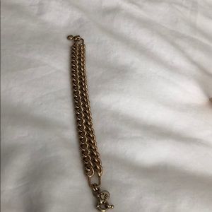 Madewell gold chain bracelet